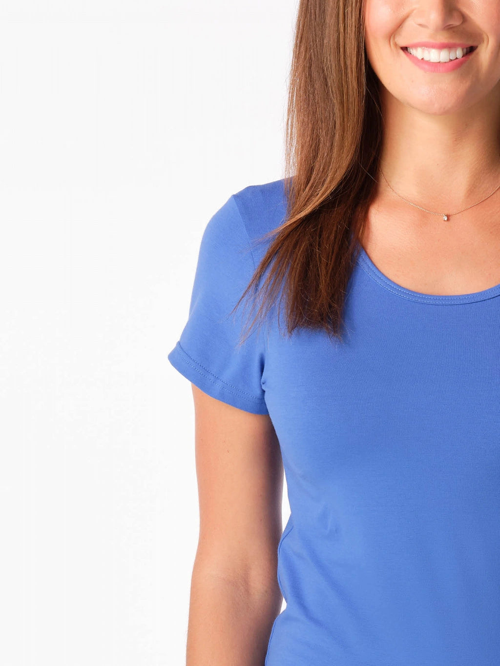 Schweißresistentes Damen Baumwollshirt CityZen® - Klassischer Schnitt