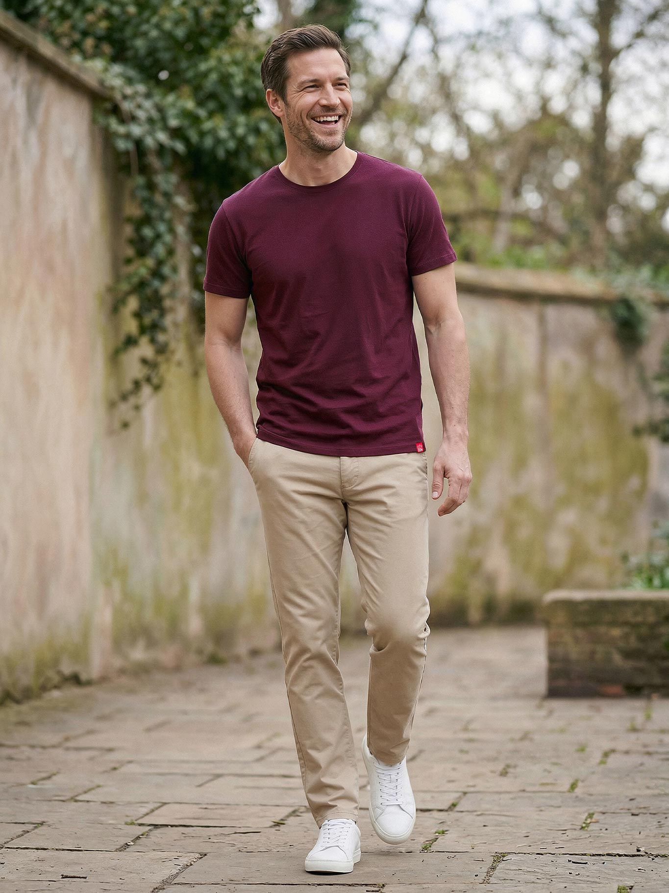 Antischweiß Herren Baumwollshirt CityZen® - Rundhals
