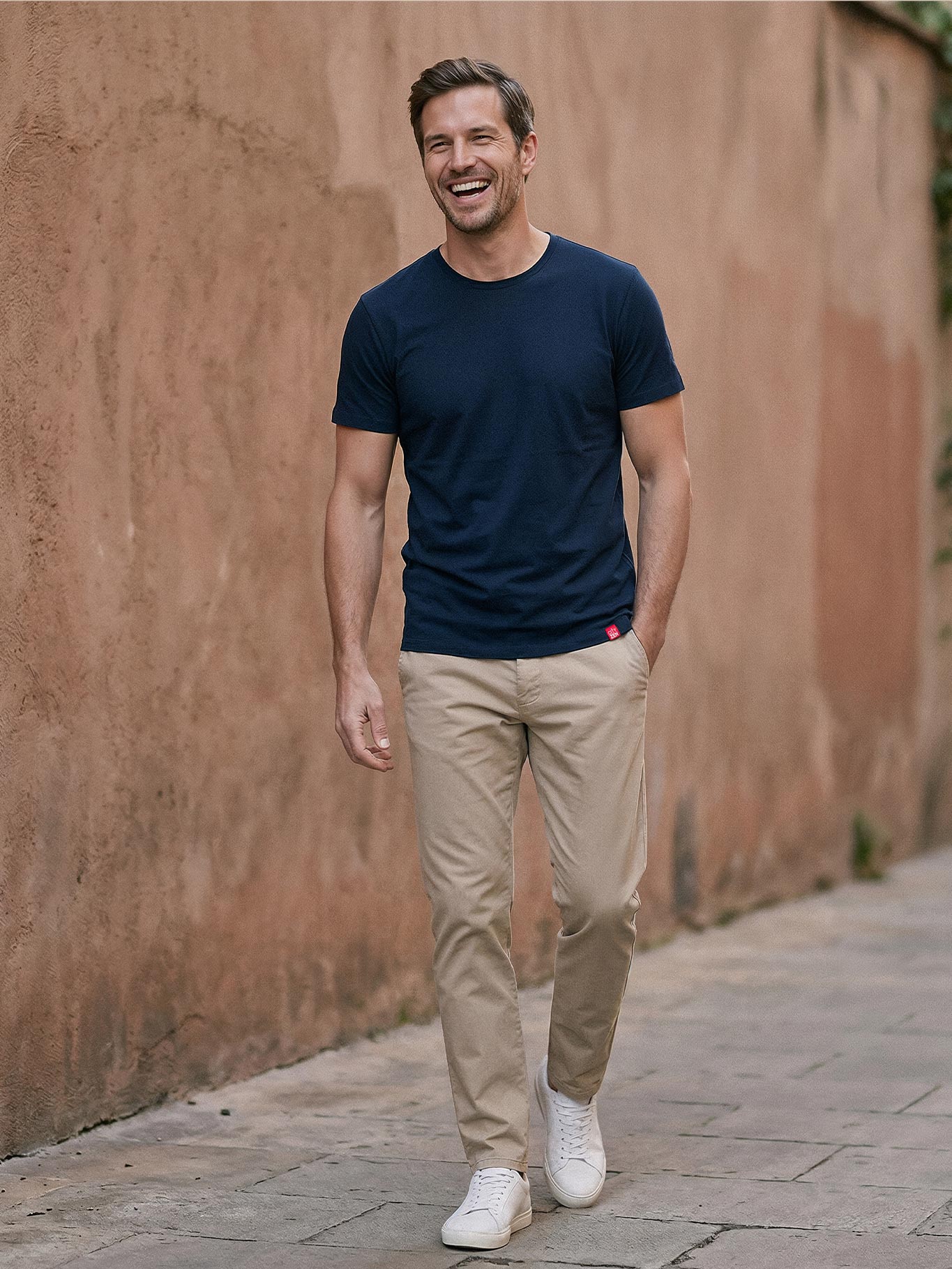 Antischweiß Herren Baumwollshirt CityZen® - Rundhals