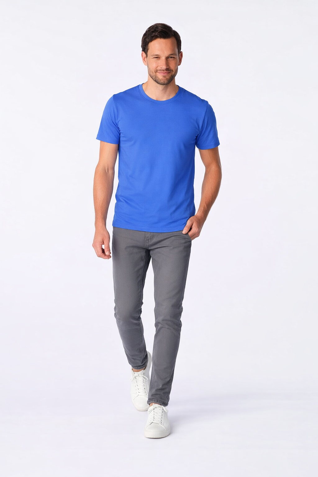 Antischweiß Herren Baumwollshirt CityZen® - Rundhals