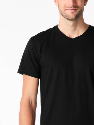 Antischweiß Herren Baumwollshirt CityZen® - V-Ausschnitt