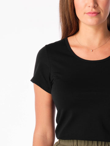 Schweißresistentes Damen Baumwollshirt CityZen® - Klassischer Schnitt