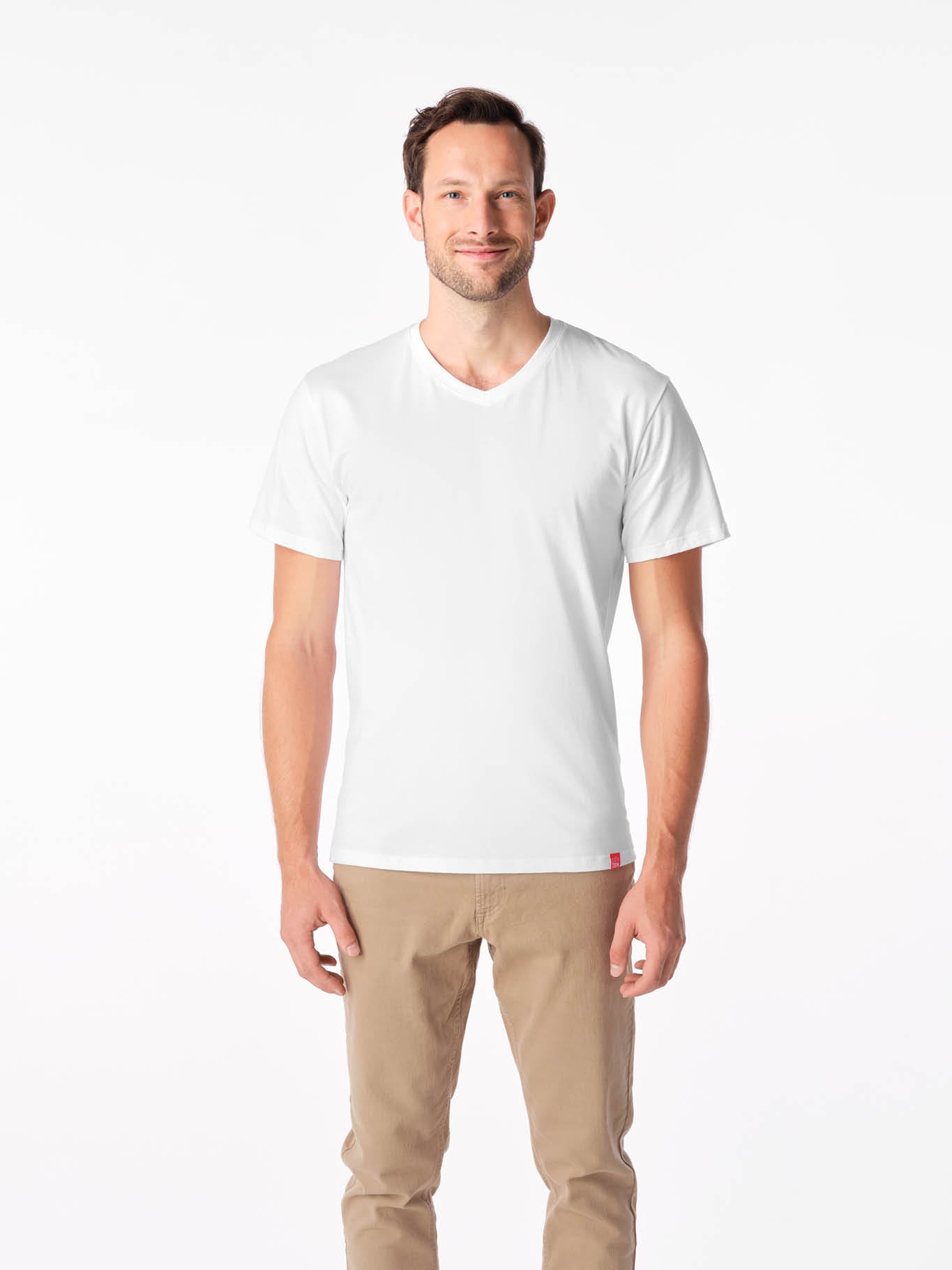 Antischweiß Herren Baumwollshirt CityZen® - V-Ausschnitt BONDY