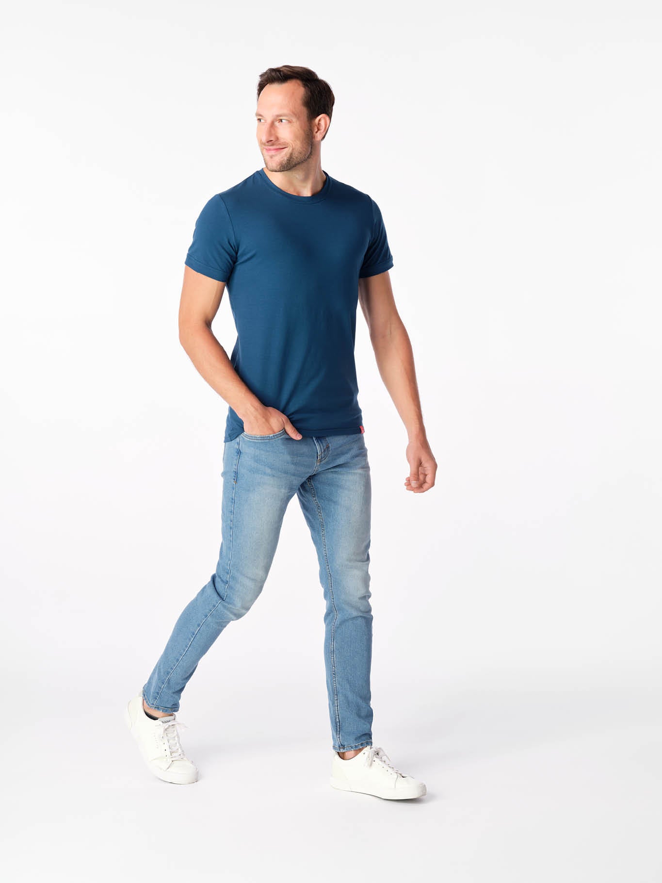 Antischweiß Herren Slim-Fit Shirt CityZen® - Rundhals