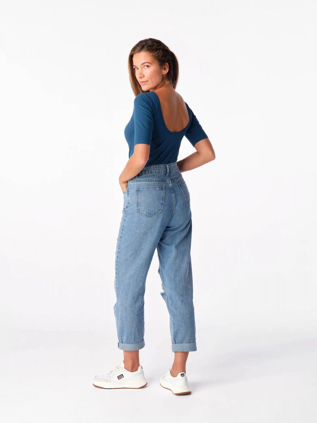 CityZen® Damen antischweiß T-Shirt ENNIS mit freiem Rücken