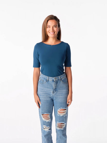 CityZen® Damen antischweiß T-Shirt ENNIS mit freiem Rücken