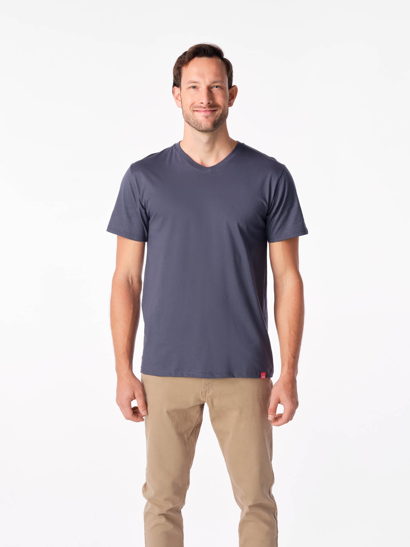 Antischweiß Herren Baumwollshirt CityZen® - V-Ausschnitt BONDY