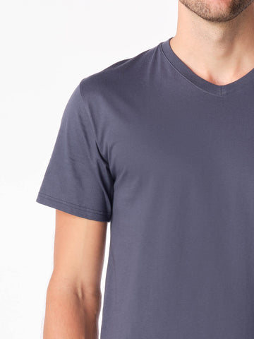 Antischweiß Herren Baumwollshirt CityZen® - V-Ausschnitt