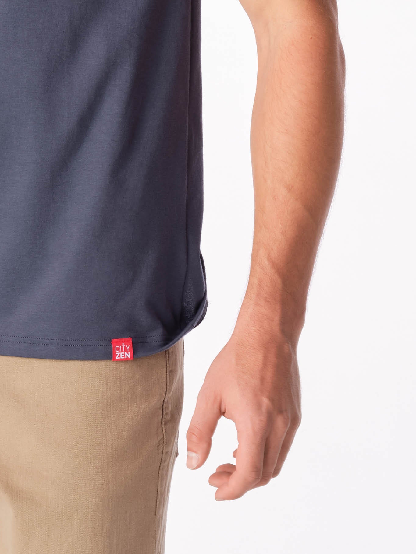 Antischweiß Herren Baumwollshirt CityZen® - Rundhals