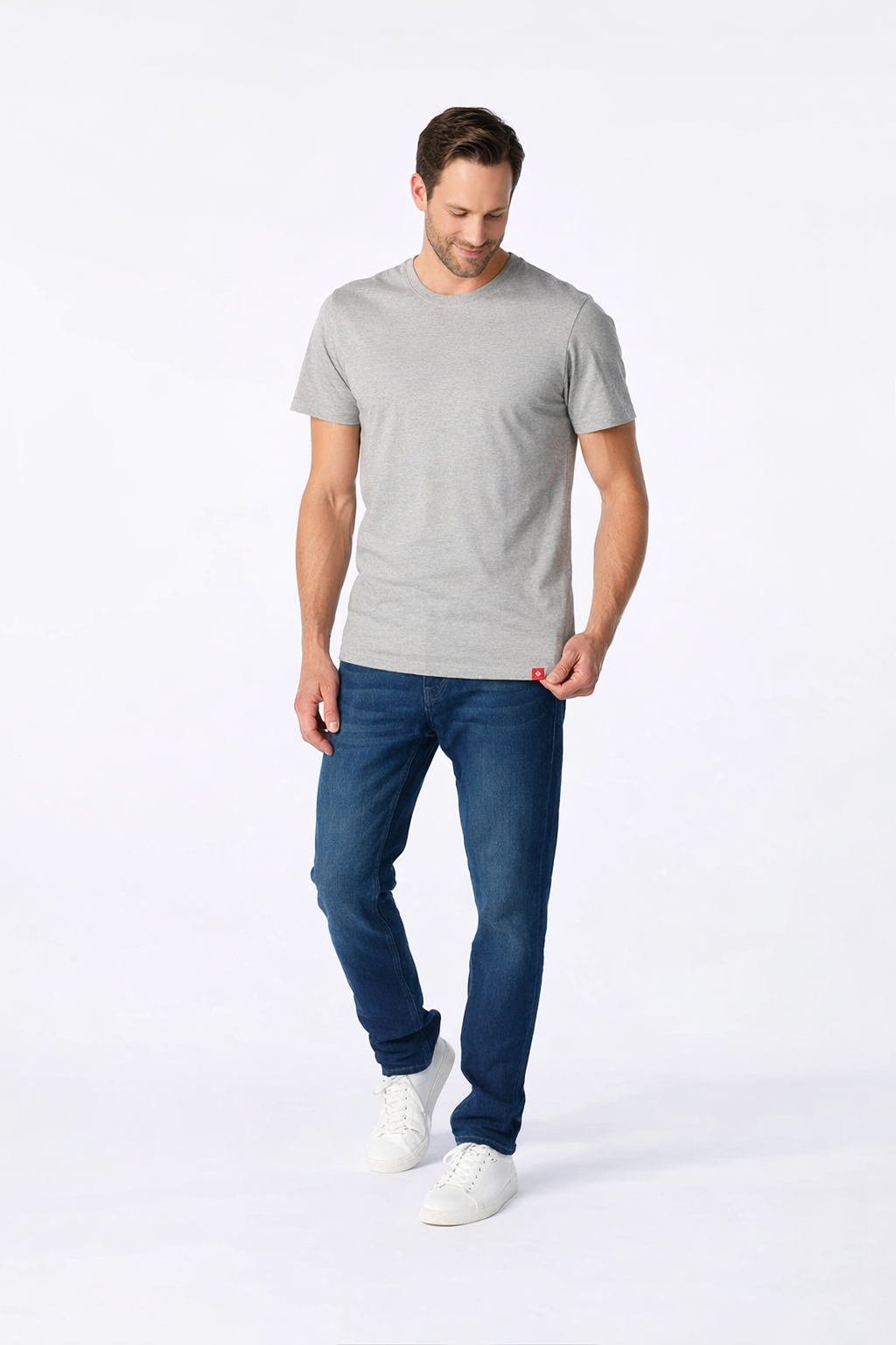 Antischweiß Herren Baumwollshirt CityZen® - Rundhals