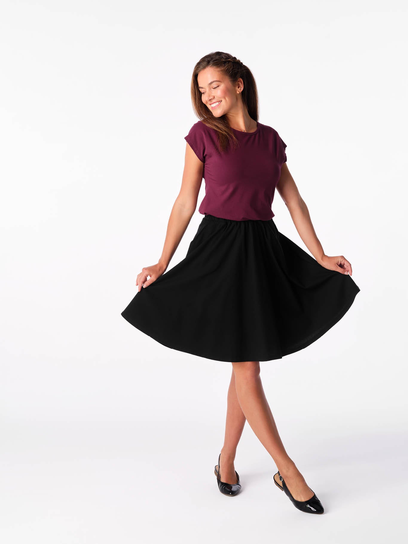 Schweißresistentes Damen Baumwollshirt CityZen® - Kimonoschnitt ALTA