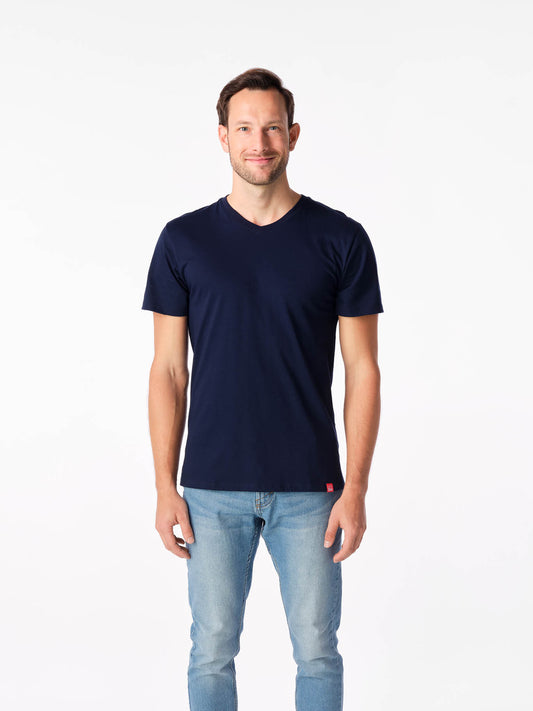 Antischweiß Herren Baumwollshirt CityZen® - V-Ausschnitt BONDY