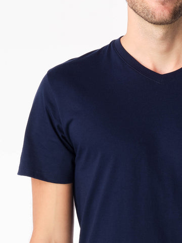 Antischweiß Herren Baumwollshirt CityZen® - V-Ausschnitt