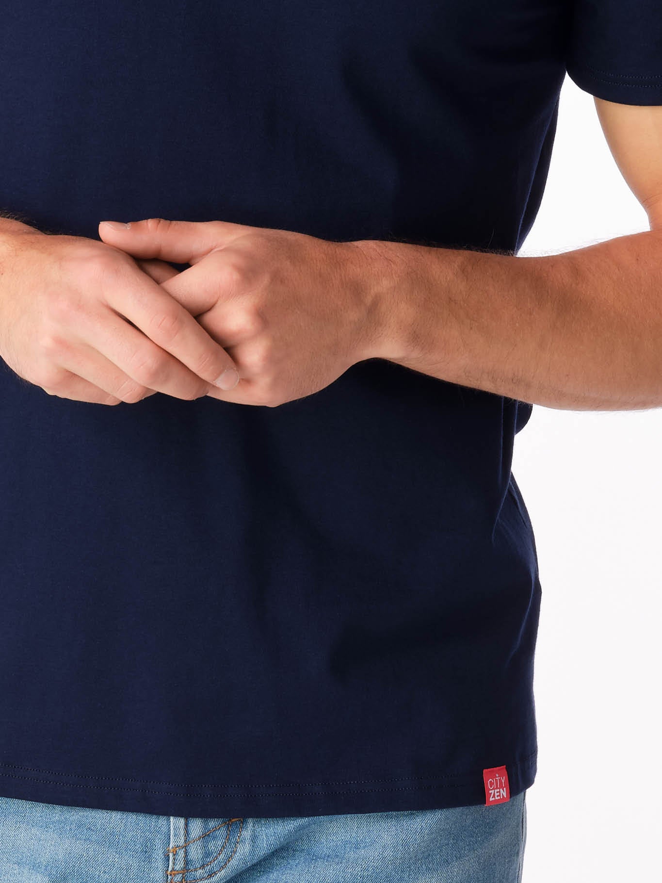 Antischweiß Herren Baumwollshirt CityZen® - V-Ausschnitt BONDY