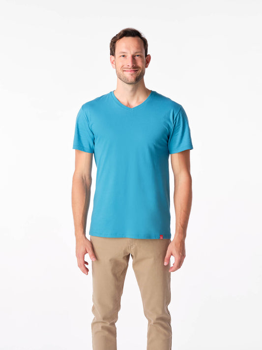 Antischweiß Herren Baumwollshirt CityZen® - V-Ausschnitt BONDY