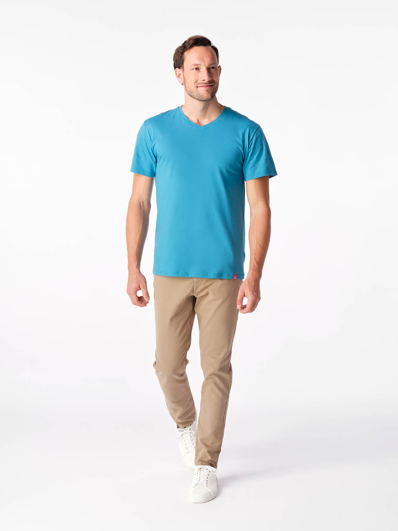 Antischweiß Herren Baumwollshirt CityZen® - V-Ausschnitt BONDY