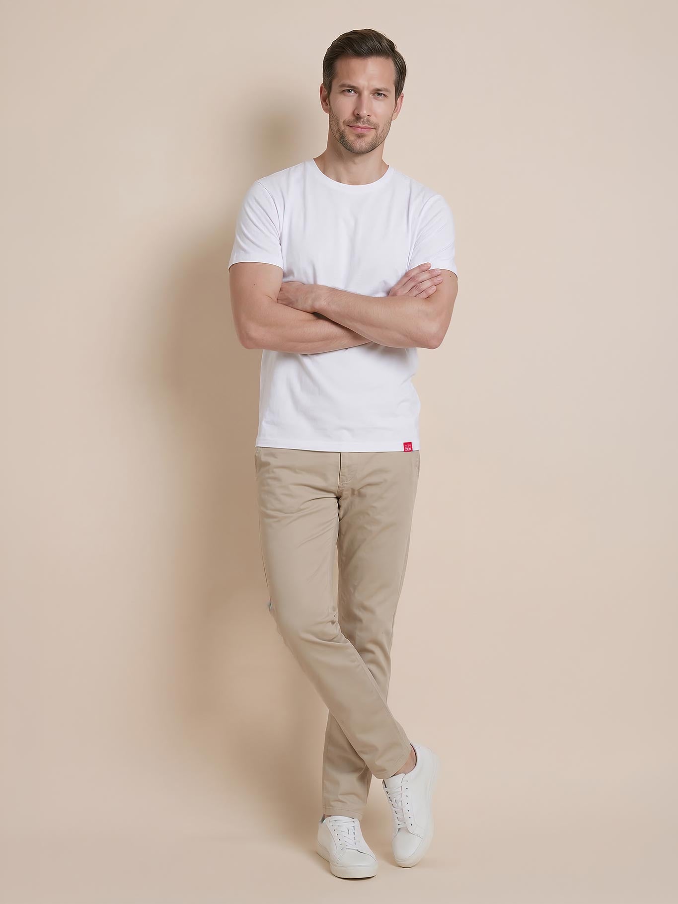 Antischweiß Herren Baumwollshirt CityZen® - Rundhals