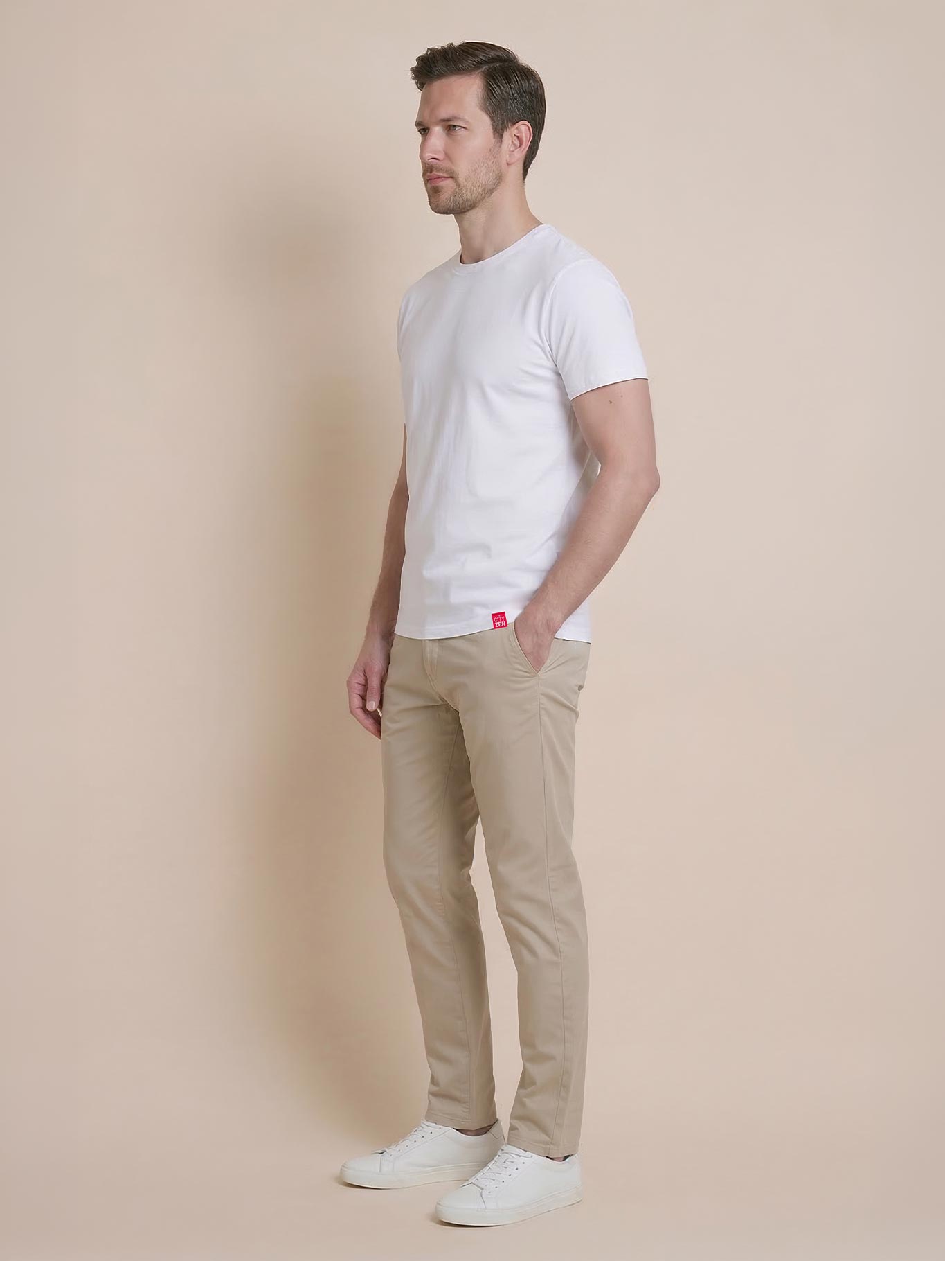 Antischweiß Herren Baumwollshirt CityZen® - Rundhals