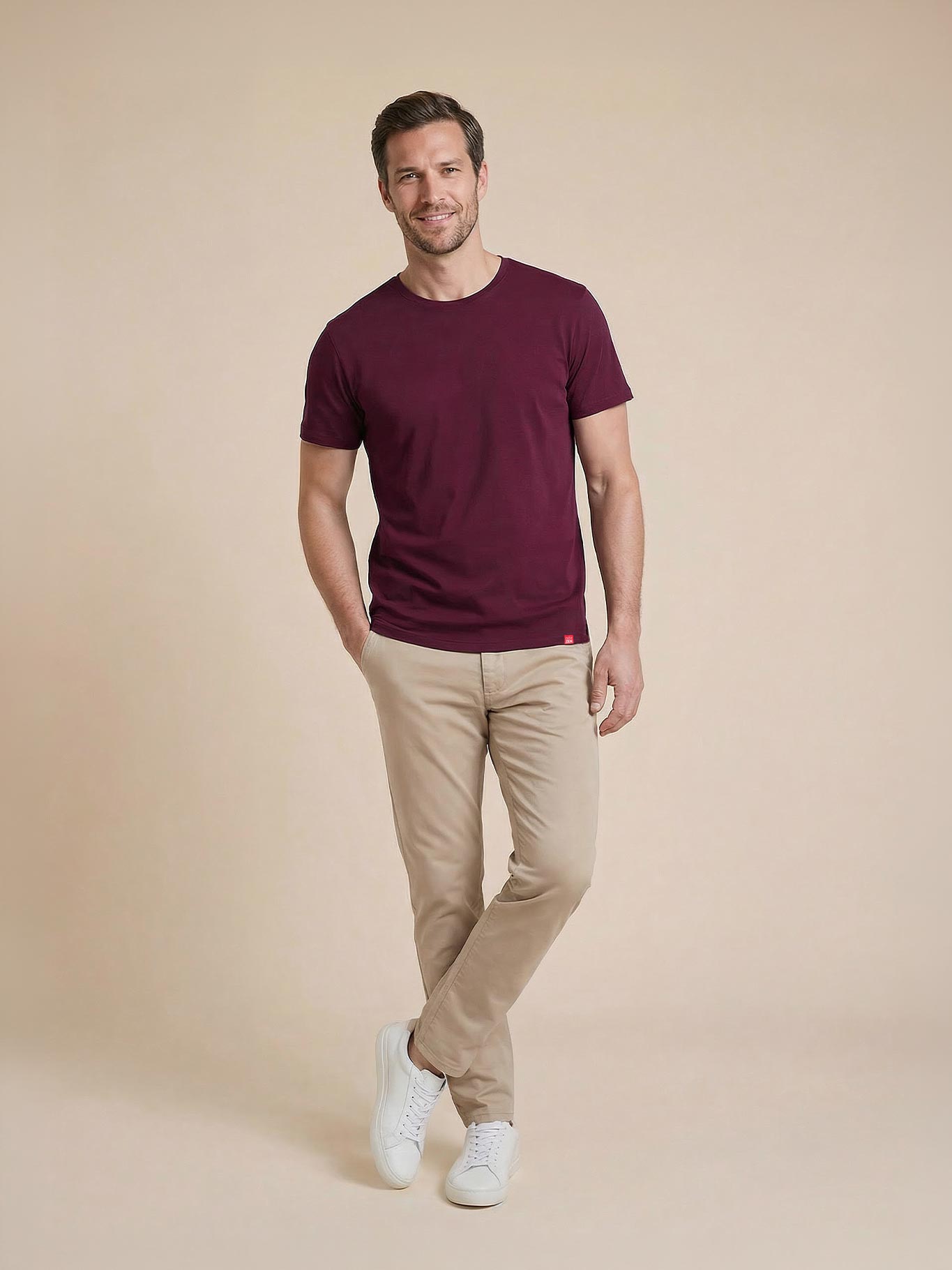 Antischweiß Herren Baumwollshirt CityZen® - Rundhals