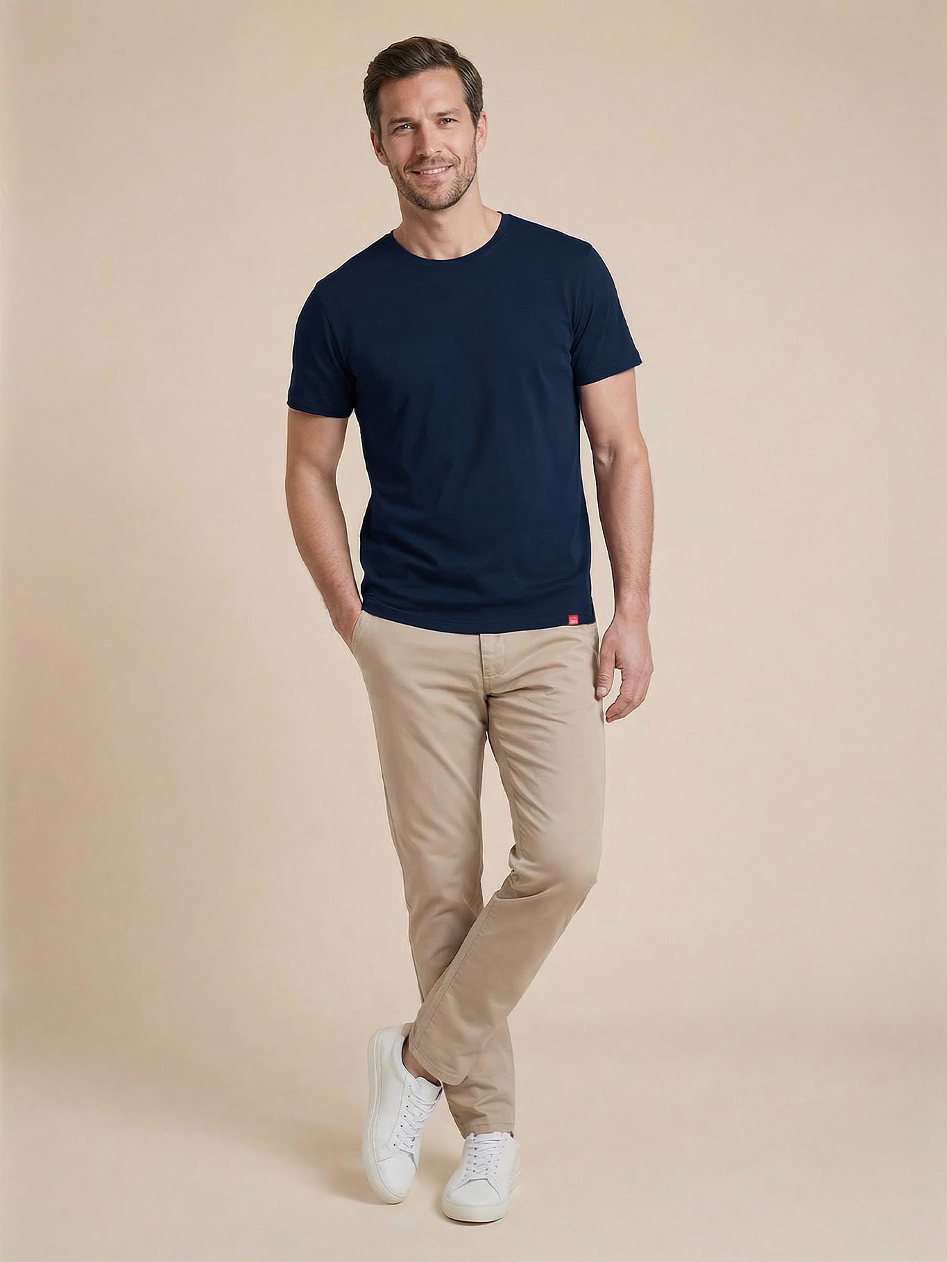Antischweiß Herren Baumwollshirt CityZen® - Rundhals