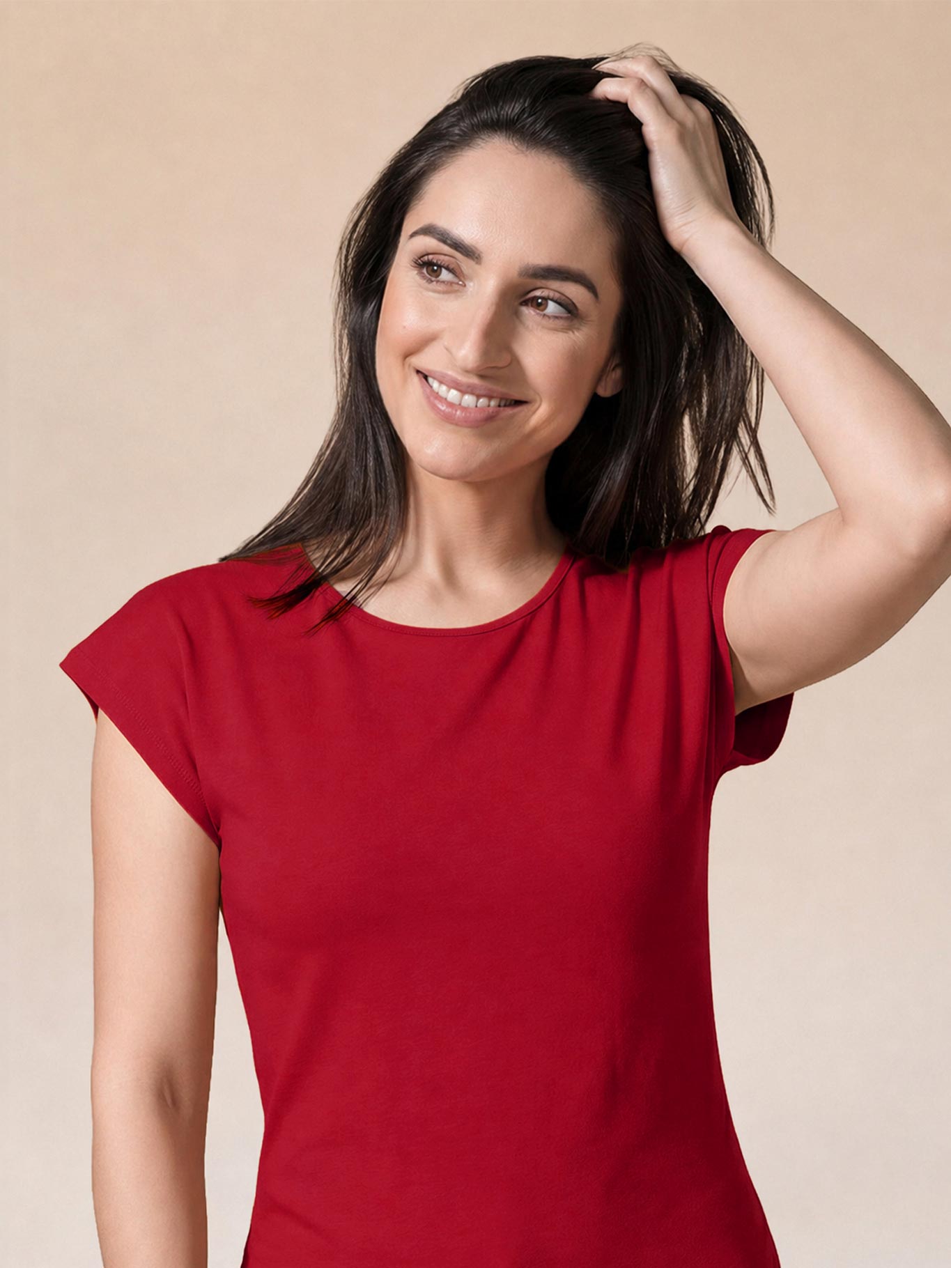 Schweißresistentes Damen Baumwollshirt CityZen® - Kimonoschnitt ALTA