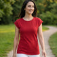 Schweißresistentes Damen Baumwollshirt CityZen® - Kimonoschnitt ALTA