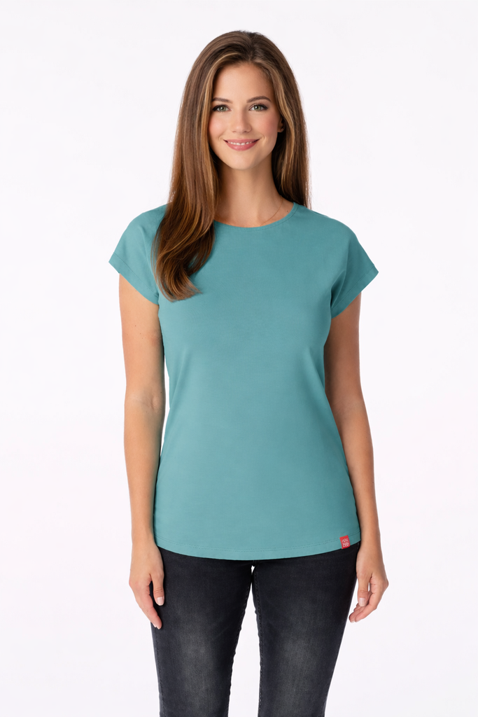 Schweißresistentes Damen Baumwollshirt CityZen® - Kimonoschnitt ALTA