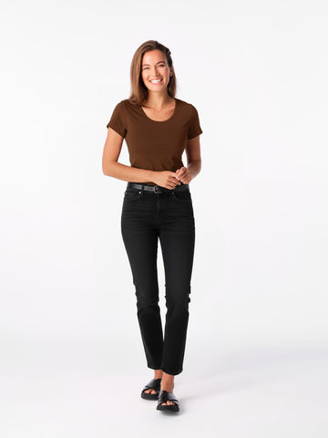 Schweißresistentes Damen Baumwollshirt CityZen® - Klassischer Schnitt