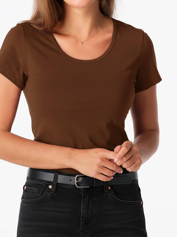 Schweißresistentes Damen Baumwollshirt CityZen® - Klassischer Schnitt