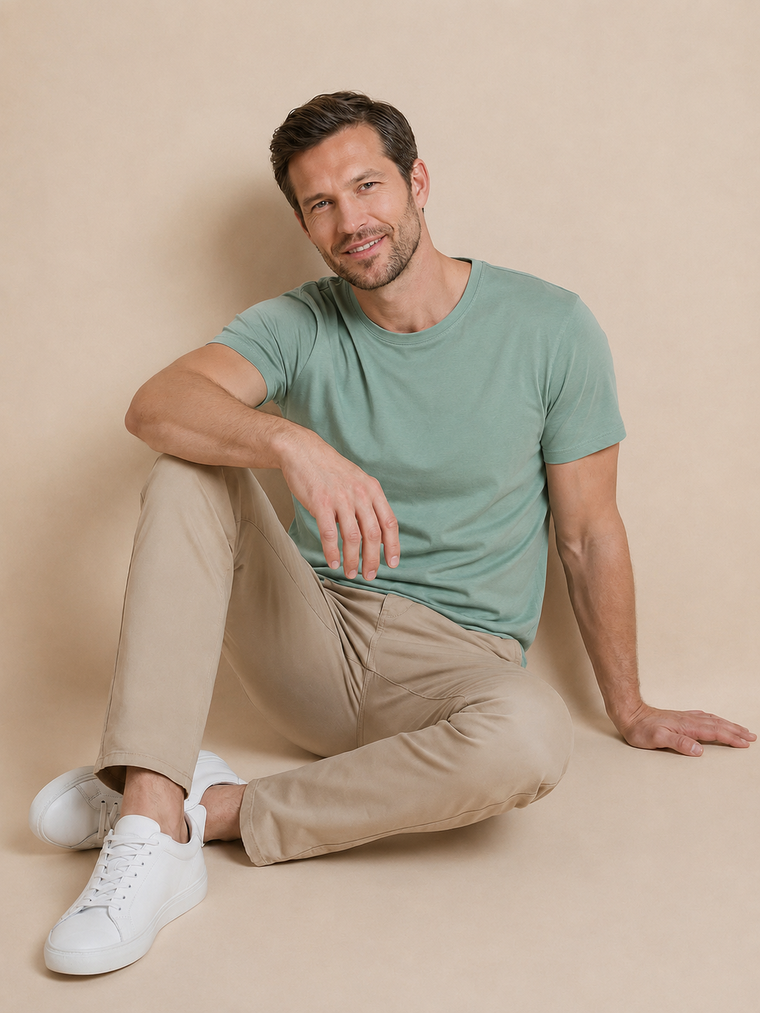 Antischweiß Herren Baumwollshirt CityZen® - Rundhals