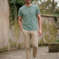 Antischweiß Herren Baumwollshirt CityZen® - Rundhals