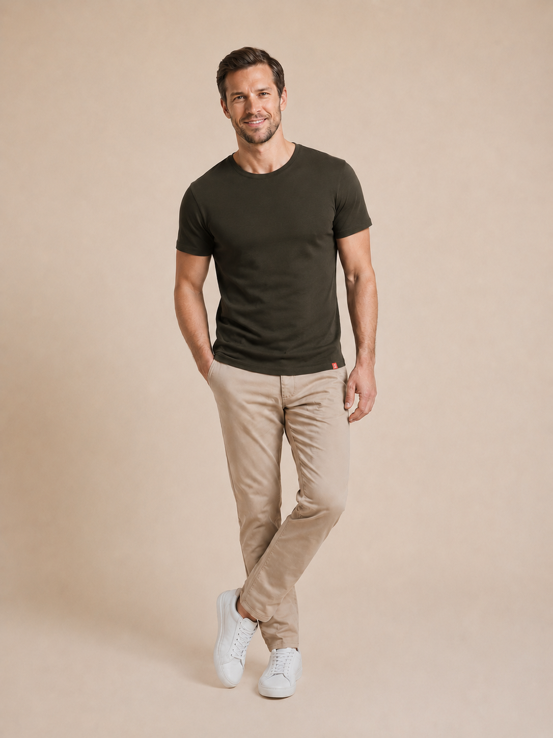 Antischweiß Herren Slim-Fit Shirt CityZen® - Rundhals