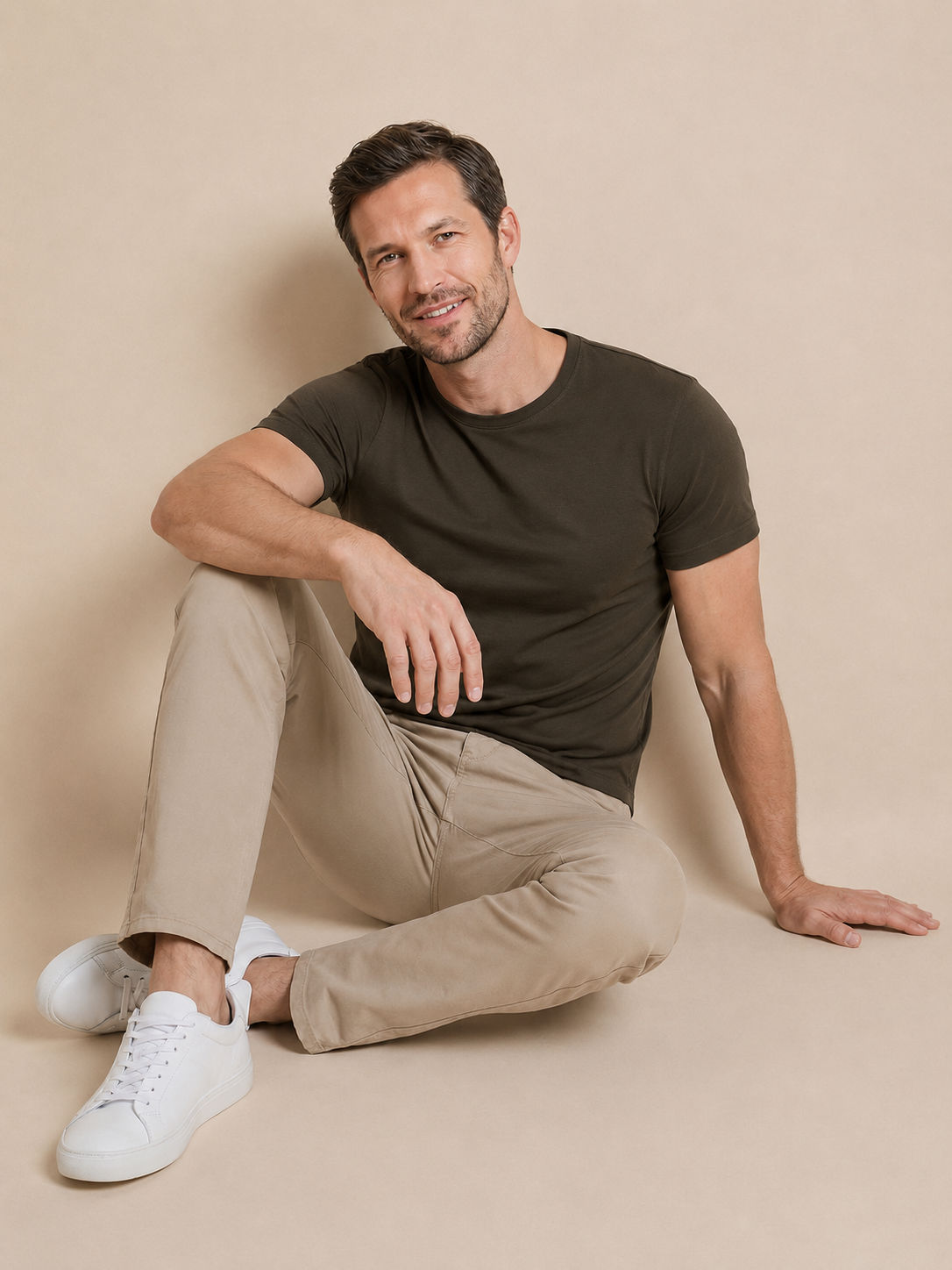 Antischweiß Herren Slim-Fit Shirt CityZen® - Rundhals