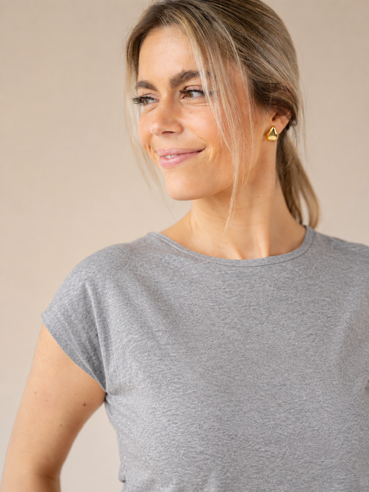 Schweißresistentes Damen Baumwollshirt CityZen® - Kimonoschnitt ALTA