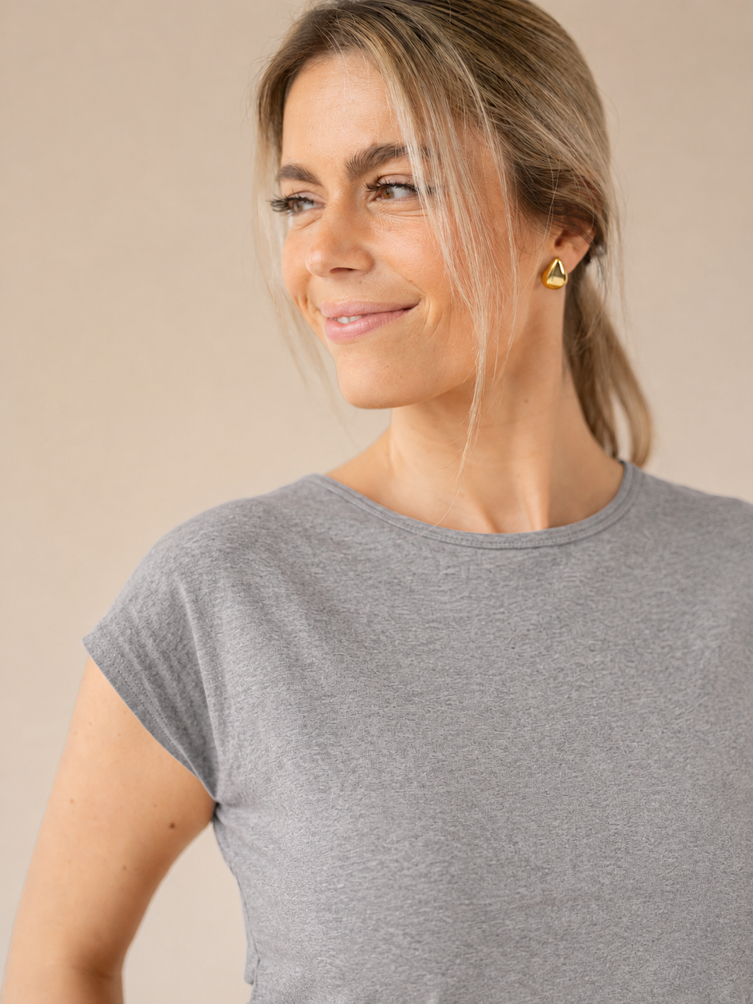Schweißresistentes Damen Baumwollshirt CityZen® - Kimonoschnitt ALTA