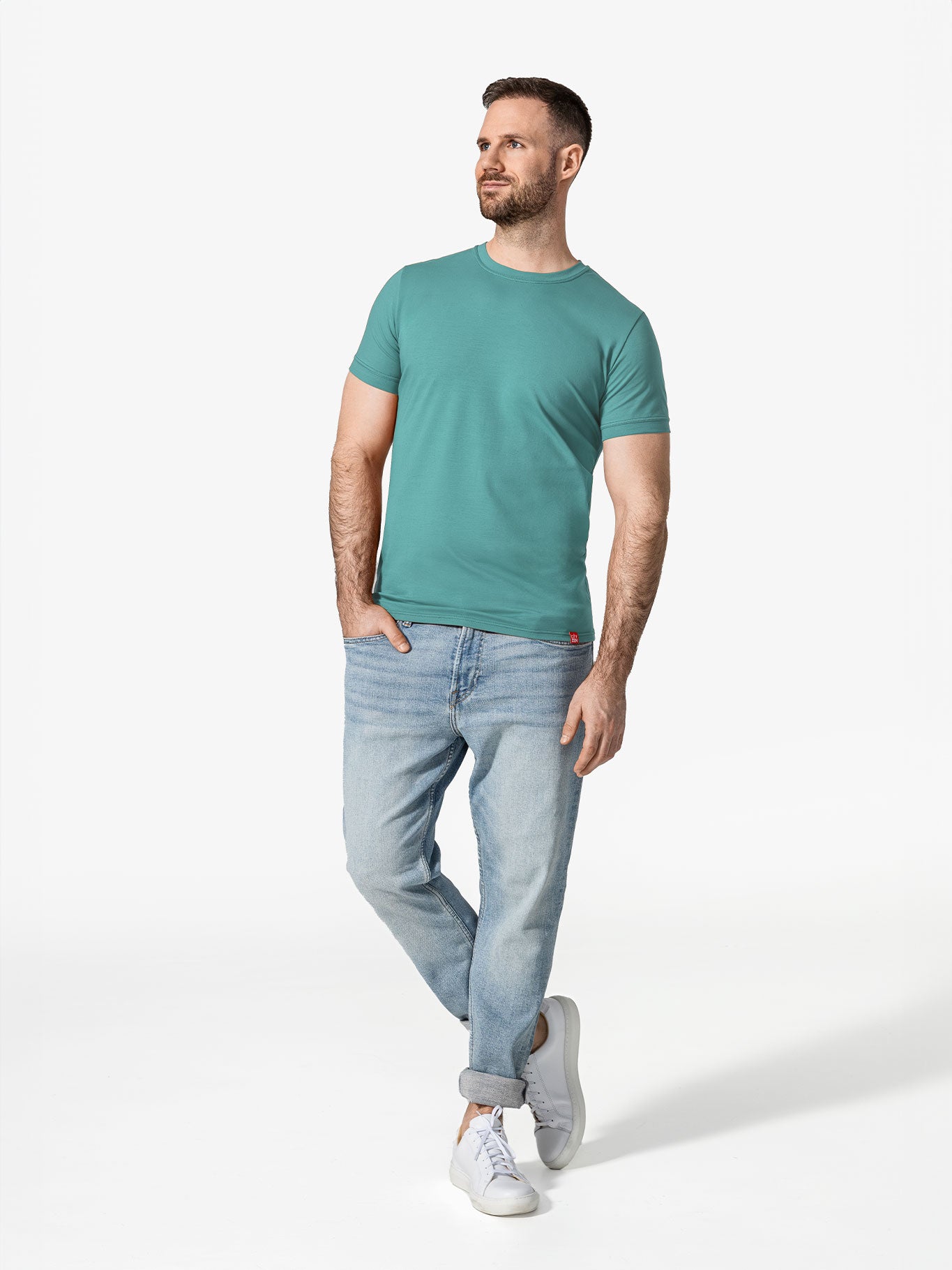 Antischweiß Herren Slim-Fit Shirt CityZen® - Rundhals