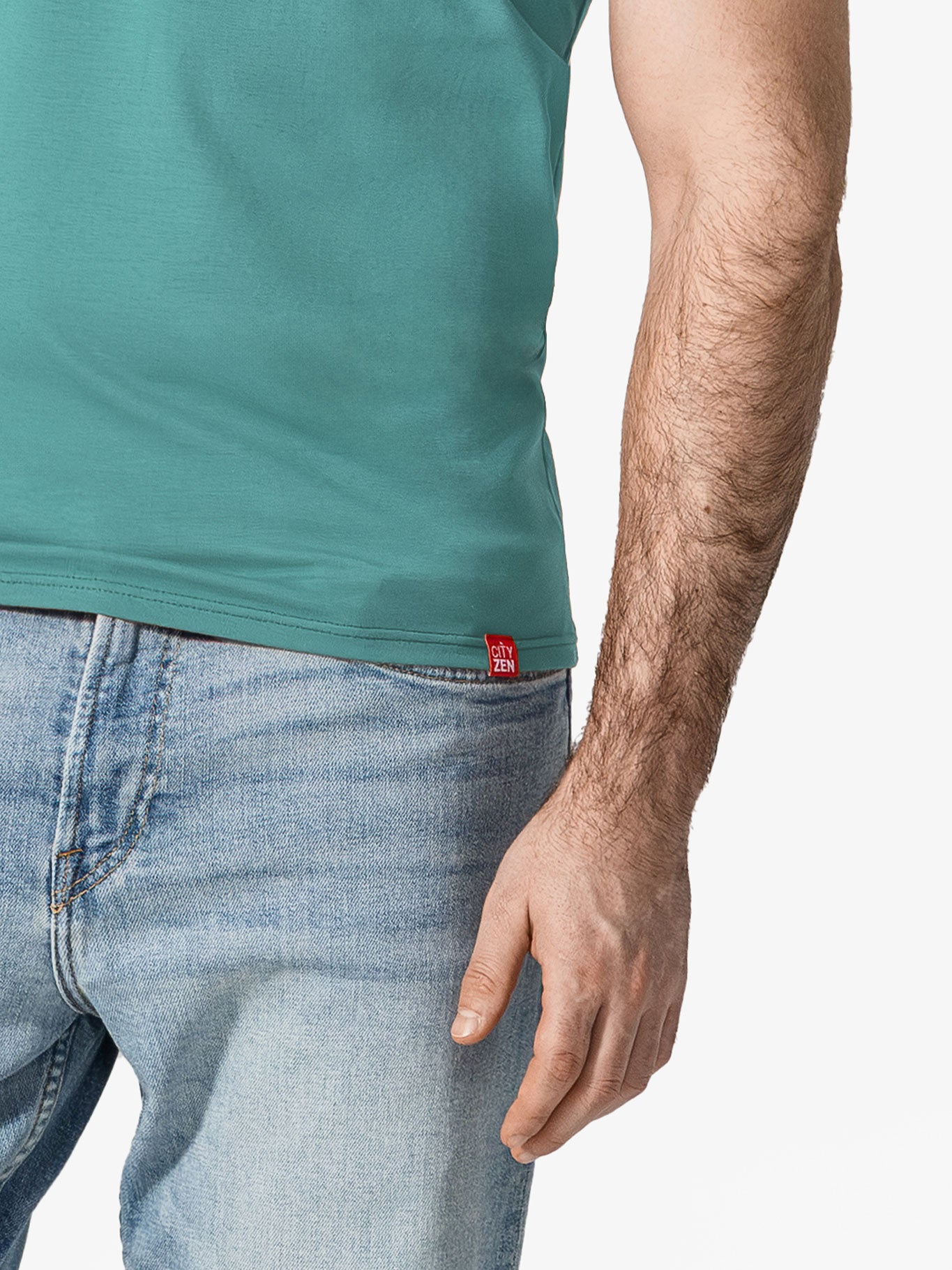 Antischweiß Herren Slim-Fit Shirt CityZen® - Rundhals