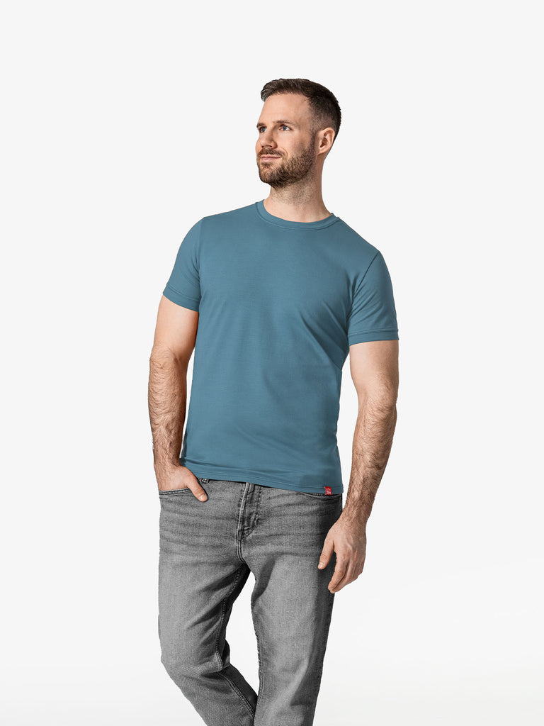 Antischweiß Herren Slim-Fit Shirt CityZen® - Rundhals
