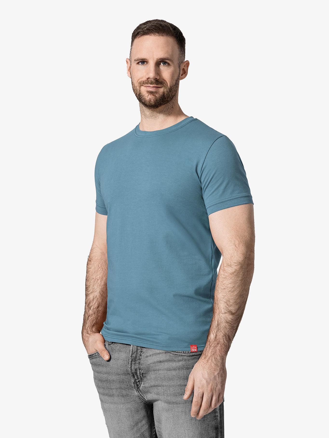 Antischweiß Herren Slim-Fit Shirt CityZen® - Rundhals