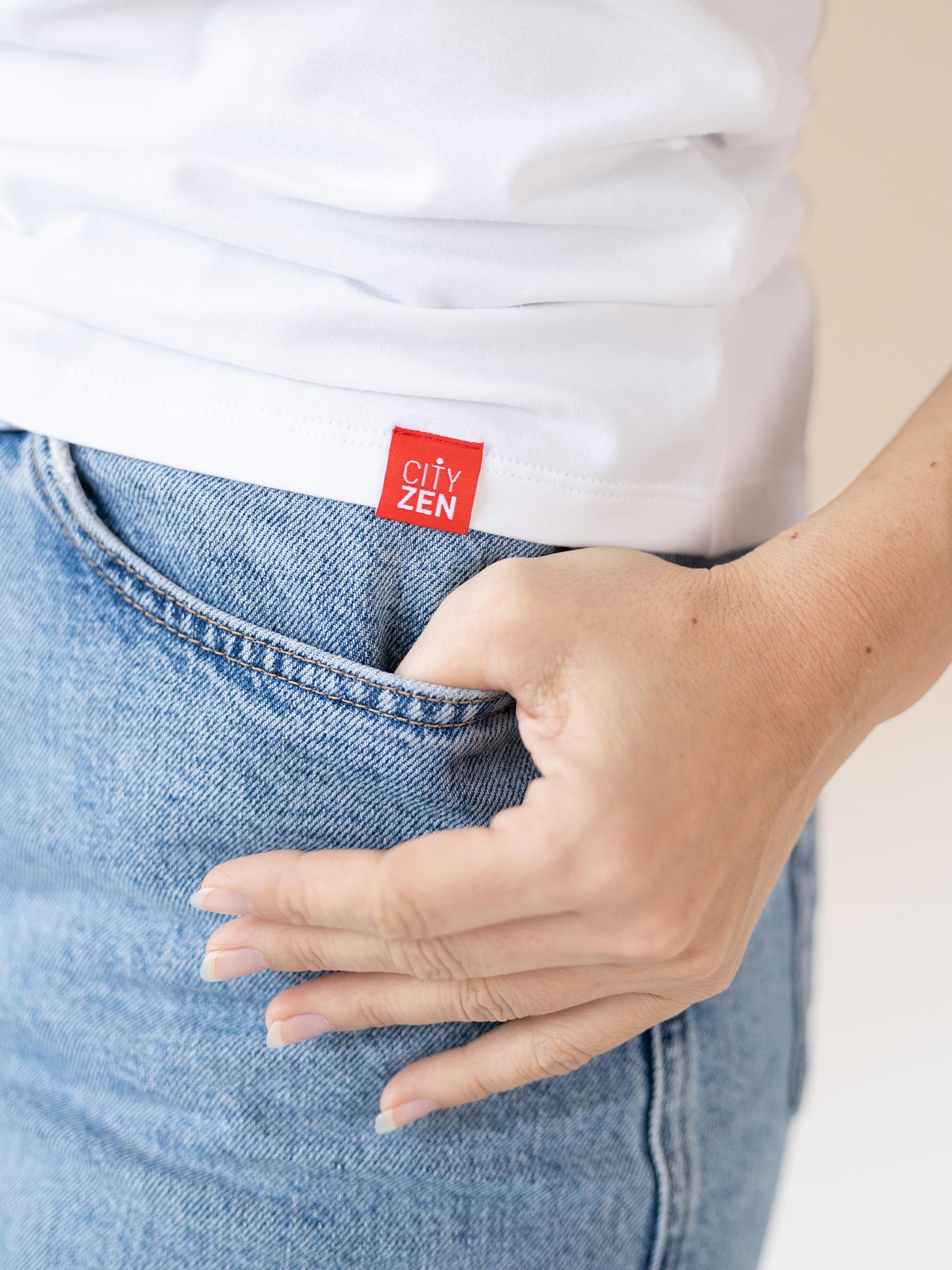 Schweißresistentes Damen Baumwollshirt CityZen® - Kimonoschnitt ALTA