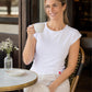 Schweißresistentes Damen Baumwollshirt CityZen® - Kimonoschnitt ALTA