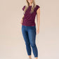 Schweißresistentes Damen Baumwollshirt CityZen® - Kimonoschnitt ALTA