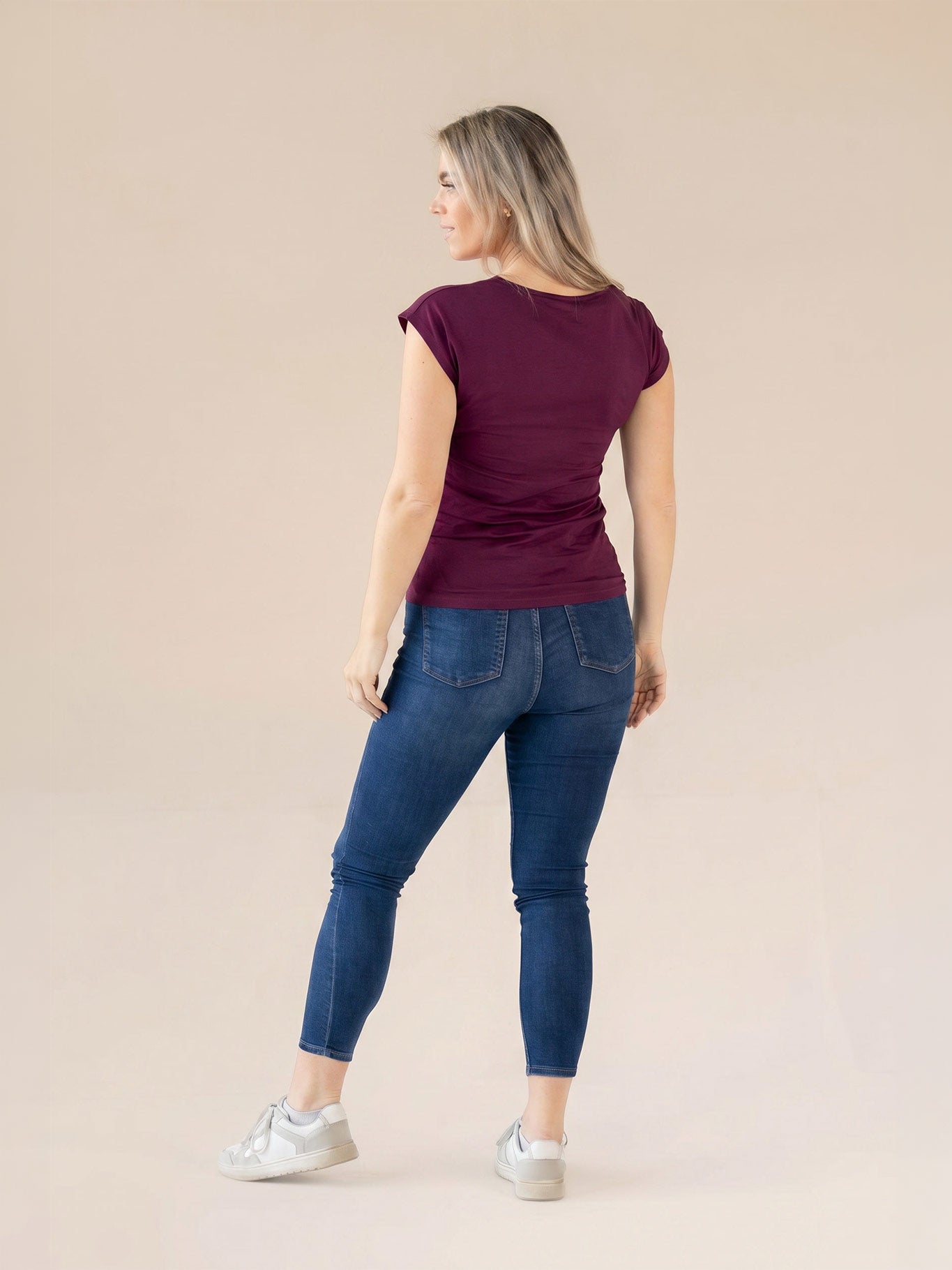 Schweißresistentes Damen Baumwollshirt CityZen® - Kimonoschnitt ALTA