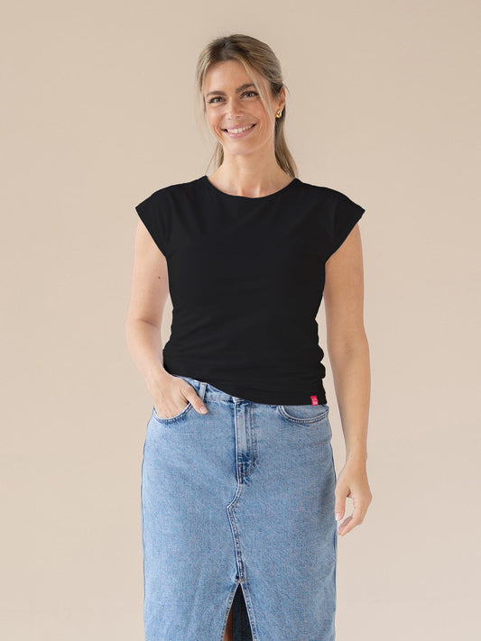 Schweißresistentes Damen Baumwollshirt CityZen® - Kimonoschnitt ALTA