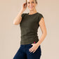 Schweißresistentes Damen Baumwollshirt CityZen® - Kimonoschnitt ALTA