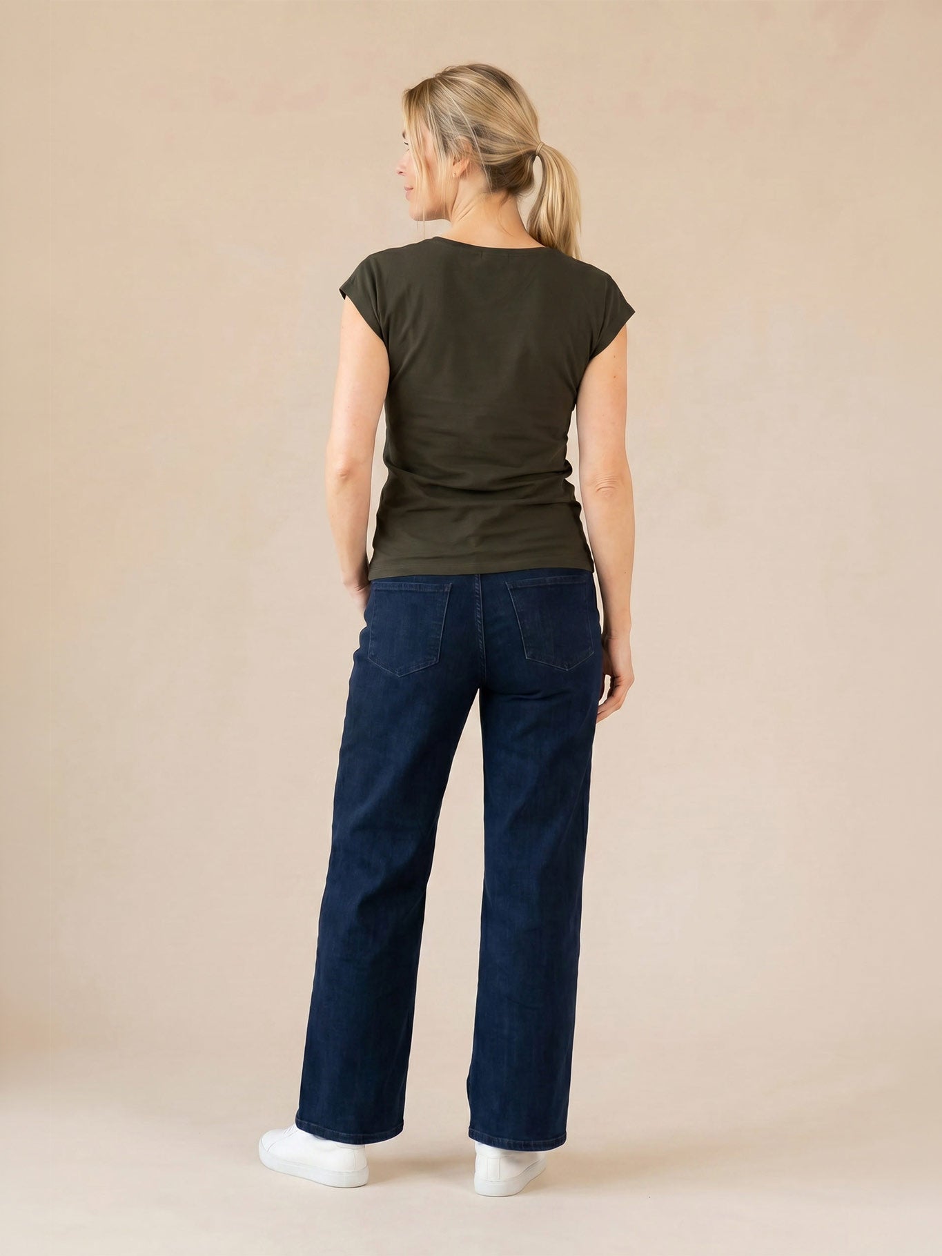 Schweißresistentes Damen Baumwollshirt CityZen® - Kimonoschnitt ALTA