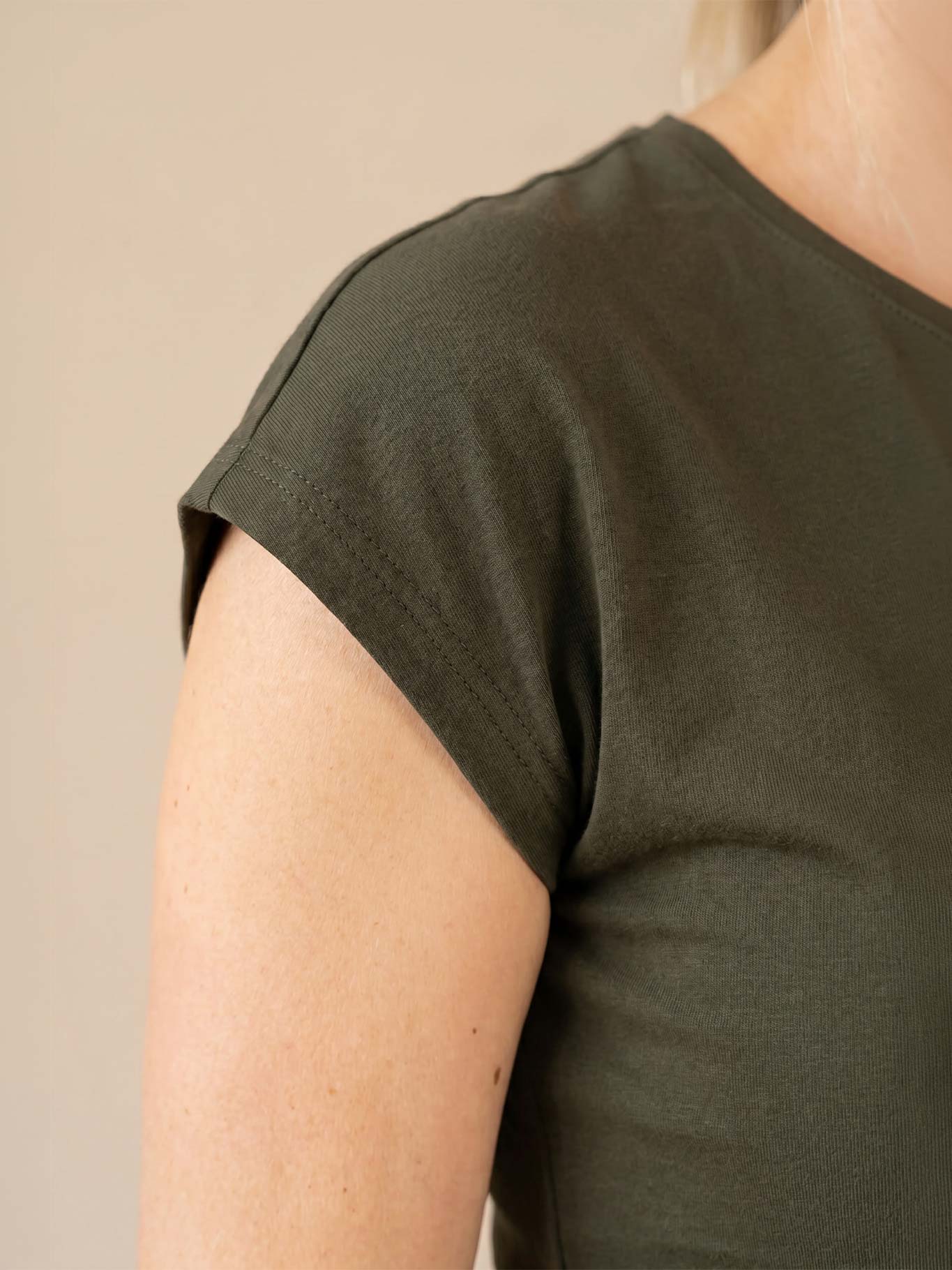 Schweißresistentes Damen Baumwollshirt CityZen® - Kimonoschnitt ALTA