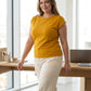 Schweißresistentes Damen Baumwollshirt CityZen® - Kimonoschnitt ALTA