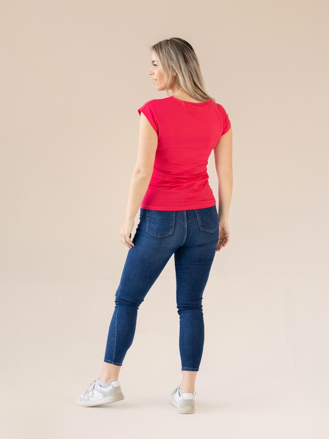 Schweißresistentes Damen Baumwollshirt CityZen® - Kimonoschnitt ALTA