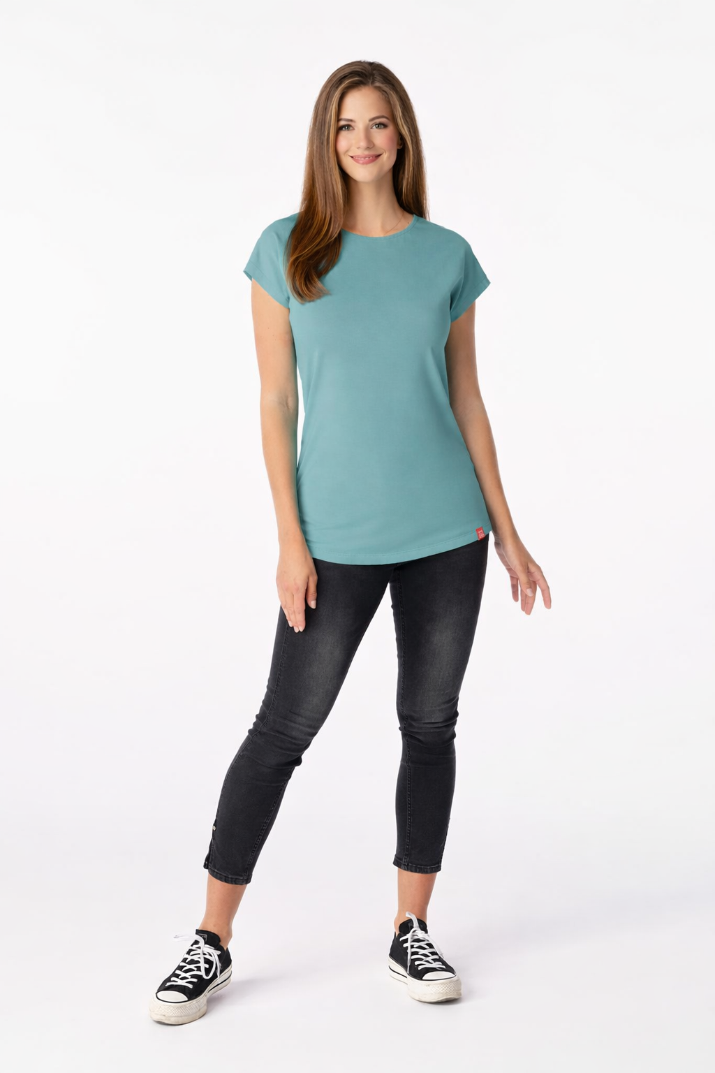 Schweißresistentes Damen Baumwollshirt CityZen® - Kimonoschnitt ALTA